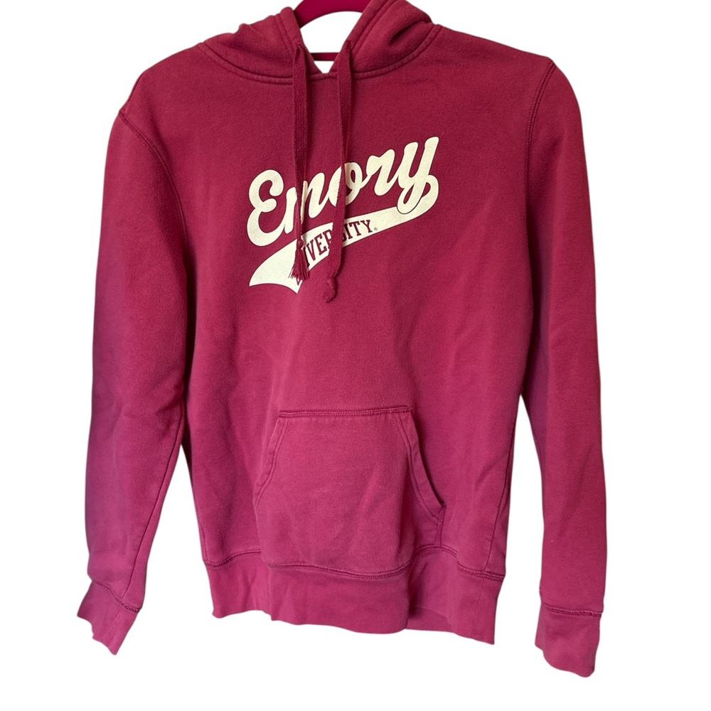 Emory University Dark Pink Hoodie